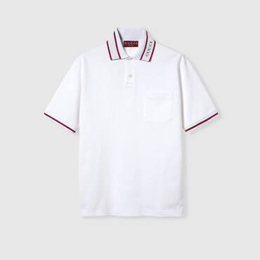 GUCCI Cotton Piquet Polo Shirt, Size XXS