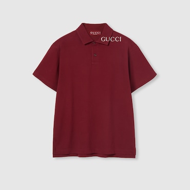 GUCCI Cotton Polo Shirt, Size XXXL