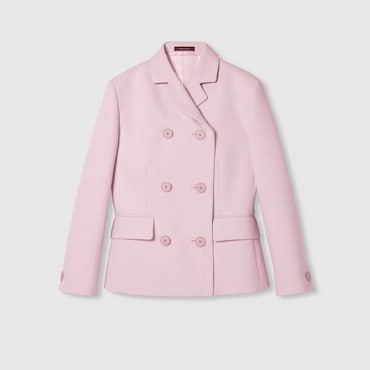 GUCCI Cotton Canvas Delavé Jacket, Size 38 IT