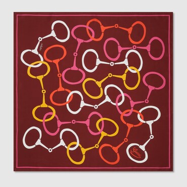 GUCCI 90 X 90 Project Printed Silk Carré