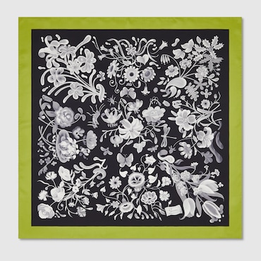 GUCCI 90 X 90 Project Printed Silk Carré