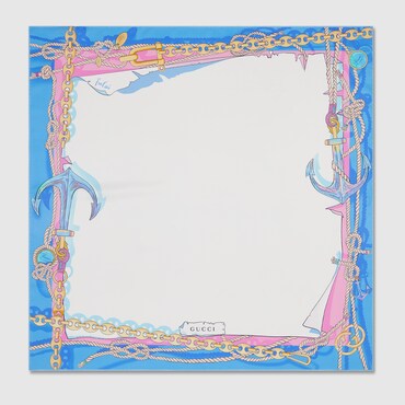 GUCCI 90 X 90 Project Printed Silk Carré