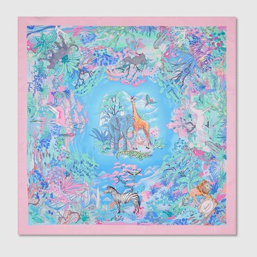 GUCCI 90 X 90 Project Printed Silk Carré
