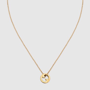 GUCCI Blondie Crystal Pendant Necklace