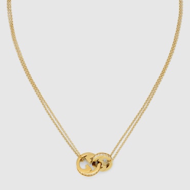 GUCCI Blondie Double Chain Necklace