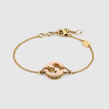 GUCCI Blondie Enamel Charm Bracelet