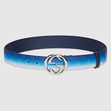 GUCCI Chroma Belt With Interlocking G, Size 90