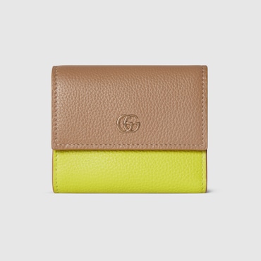 GUCCI GG Marmont Bi-color Mini Wallet