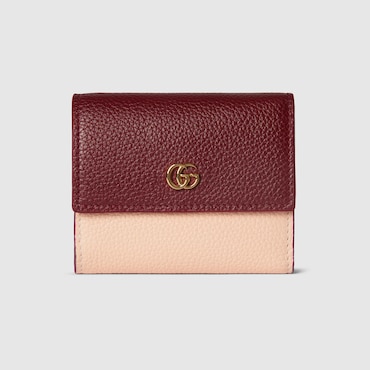 GUCCI Mini Portafoglio GG Marmont Bicolore