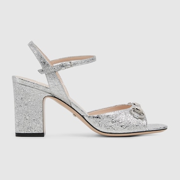 GUCCI Women's Mid-heel Sandal With Horsebit, Size 39 IT