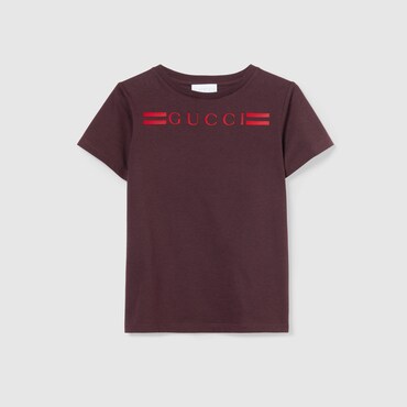 GUCCI Kids - Cotton T-shirt With Print, Size 5 YEARS