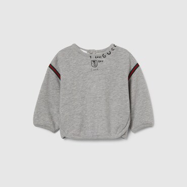 GUCCI Baby - Printed Cotton Sweatshirt, Size 12-18 MONTHS
