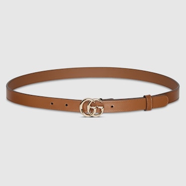 GUCCI GG Marmont Thin Belt, Size 70