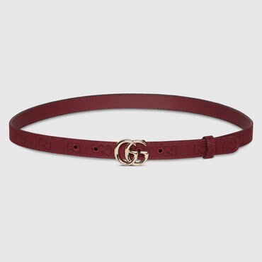 GUCCI GG Marmont Thin Belt, Size 110