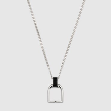 GUCCI Staffa Long Pendant Necklace