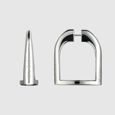 GUCCI Staffa Large Hoop Earrings
