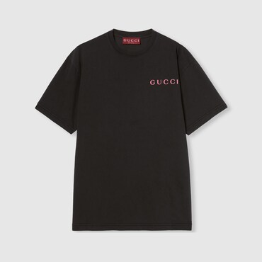 GUCCI Printed Cotton Jersey T-shirt, Size XXXL