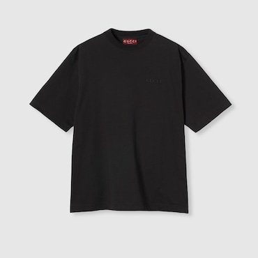 GUCCI T-shirt In Jersey Di Cotone Con Ricamo, Taglia XXXL