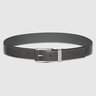 GUCCI Belt With Squared Buckle, Size 100
