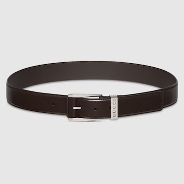 GUCCI Belt With Squared Buckle, Size 120