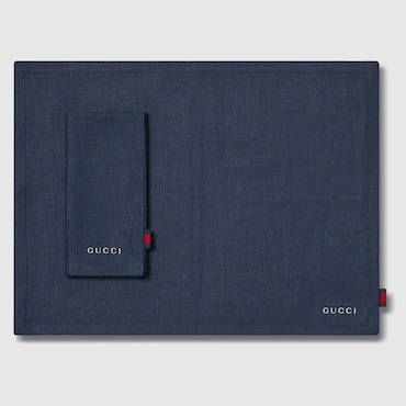 GUCCI Linen Placemat And Napkin