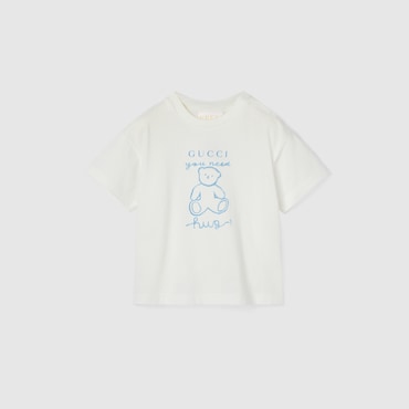 GUCCI Baby - Cotton T-shirt With Print, Size 36 MONTHS