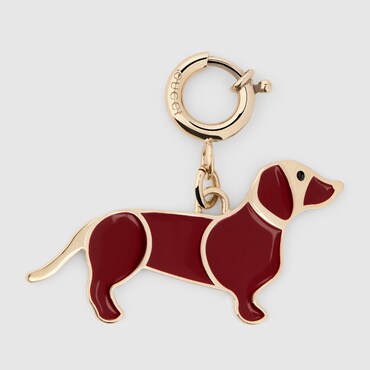 GUCCI Dog-shaped Bag Charm