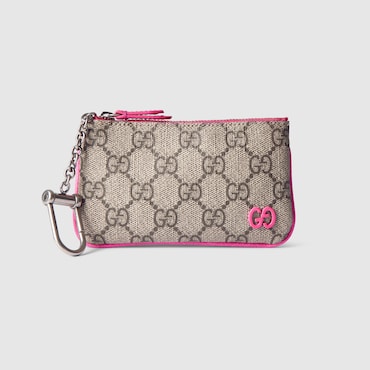 GUCCI Bi-color Zip Key Case