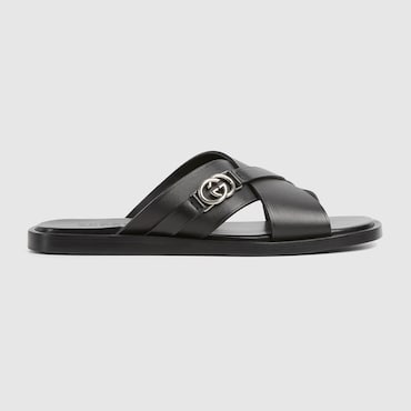 GUCCI Mules À Motif GG Pour Homme, Taille 39 IT