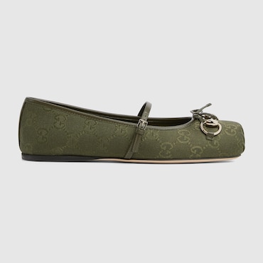 GUCCI Women's Horsebit Ballet Flat, Size 41.5 IT