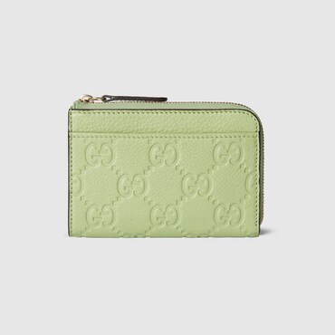 GUCCI Portacarte GG Emblem Con Cerniera