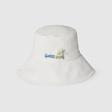 GUCCI Filles - Bob Pour Enfant En Coton Avec Broderie, Taille L