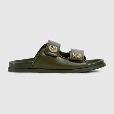GUCCI Damensandale Mit Kristallen, Größe 41 IT