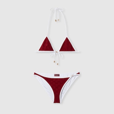 GUCCI GG Terrycloth Bikini, Size M