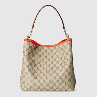 GUCCI GG Emblem Medium Bucket Bag