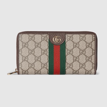 GUCCI Ophidia Zip Around Wallet