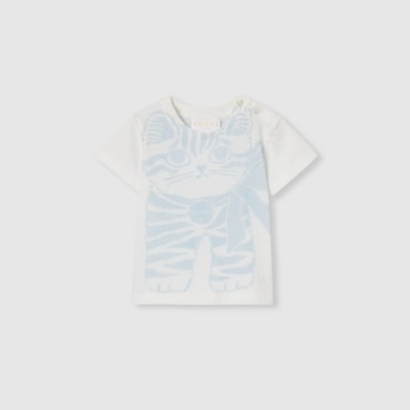 GUCCI Baby - Cotton T-shirt With Print, Size 6-9 MONTHS