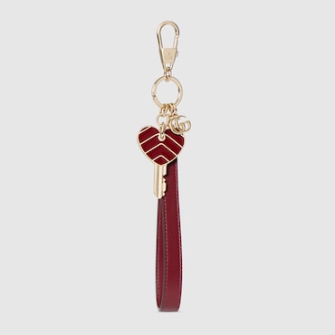 GUCCI Heart-shaped Keychain With Strap