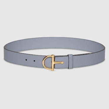 GUCCI Belt With Half-Horsebit Buckle, Size 95