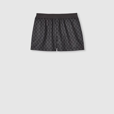 GUCCI Short En Jersey Technique À Imprimé, Taille L