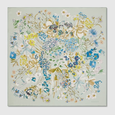 GUCCI Printed Silk Carré