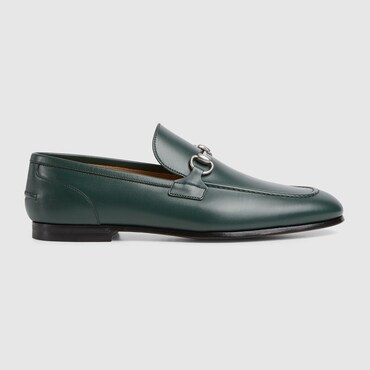 GUCCI Men's Jordaan Loafer, Size 42.5 IT
