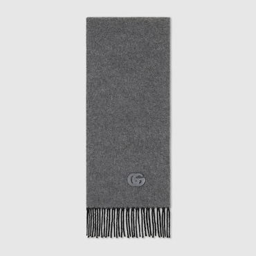 GUCCI Cashmere Scarf With Patch
