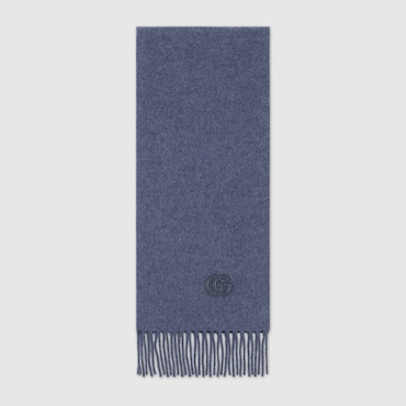 GUCCI Cashmere Scarf With Patch