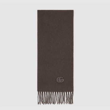 GUCCI Cashmere Scarf With Patch