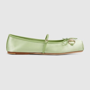 GUCCI Women's Horsebit Ballet Flat, Size 40.5 IT