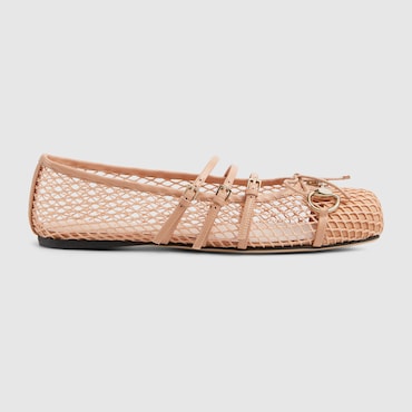 GUCCI Women's Horsebit Ballet Flat, Size 38.5 IT