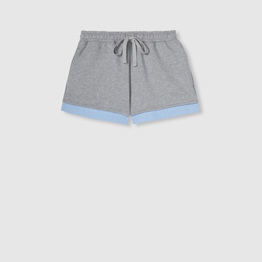 GUCCI Cotton Jersey Shorts With Embroidery, Size XXS