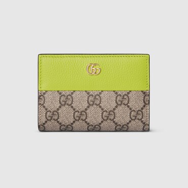GUCCI Bi-color GG Marmont Small Wallet