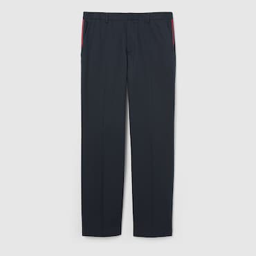 GUCCI Cotton Twill Pant With Web Detail, Size 54